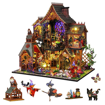 Magic Spirit - DIY Dollhouse Kit, 3D Wooden Puzzle