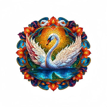 Swan Adult Fun Jigsaw Puzzle