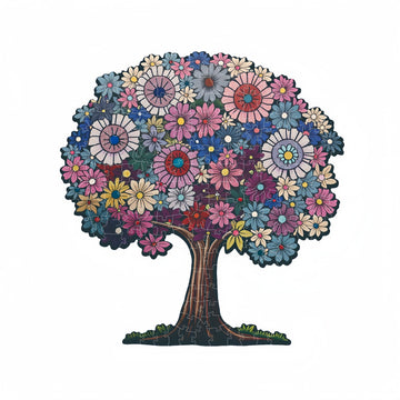 Tree Jigsaw Puzzle-Irregular Shape Wooden Jigsaw Puzzle