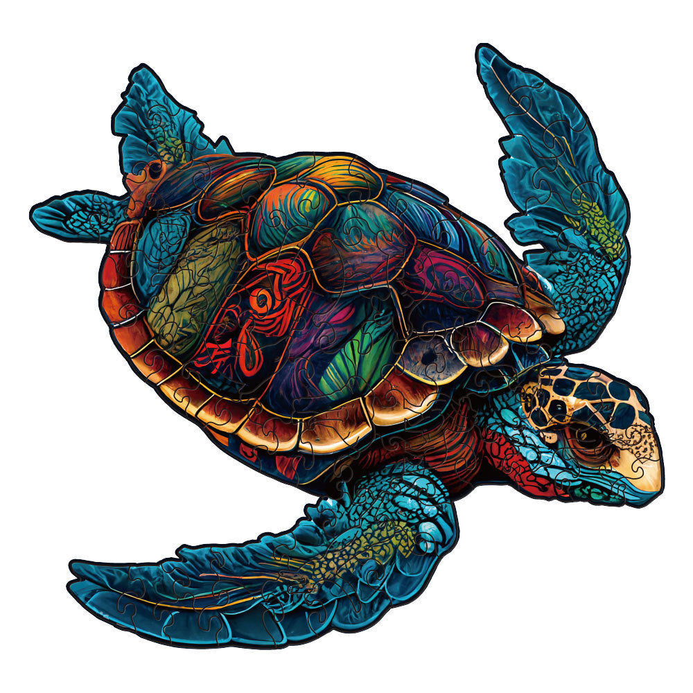 Unique Sea Turtle Animal Wooden Jigsaw Puzzles