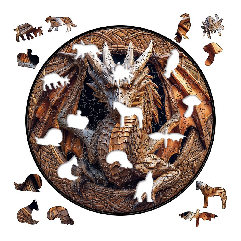 Dragon Wooden Jigsaw Puzzle for Adult