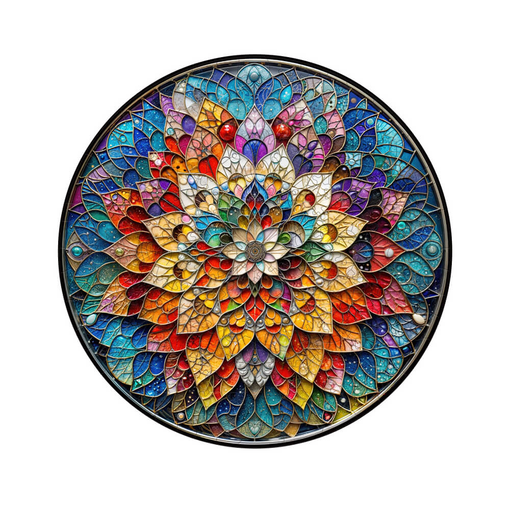 Adult Wooden Jigsaw Puzzle-Mandala Wooden Jigsaw Puzzle