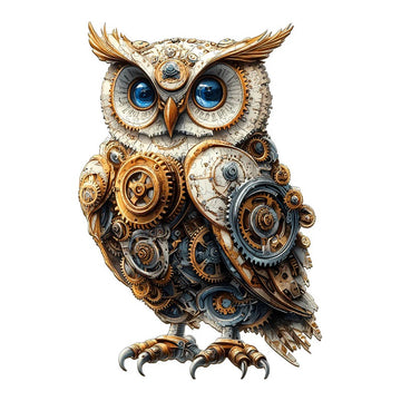 Mechanical Owl Wooden Jigsaw Puzzles