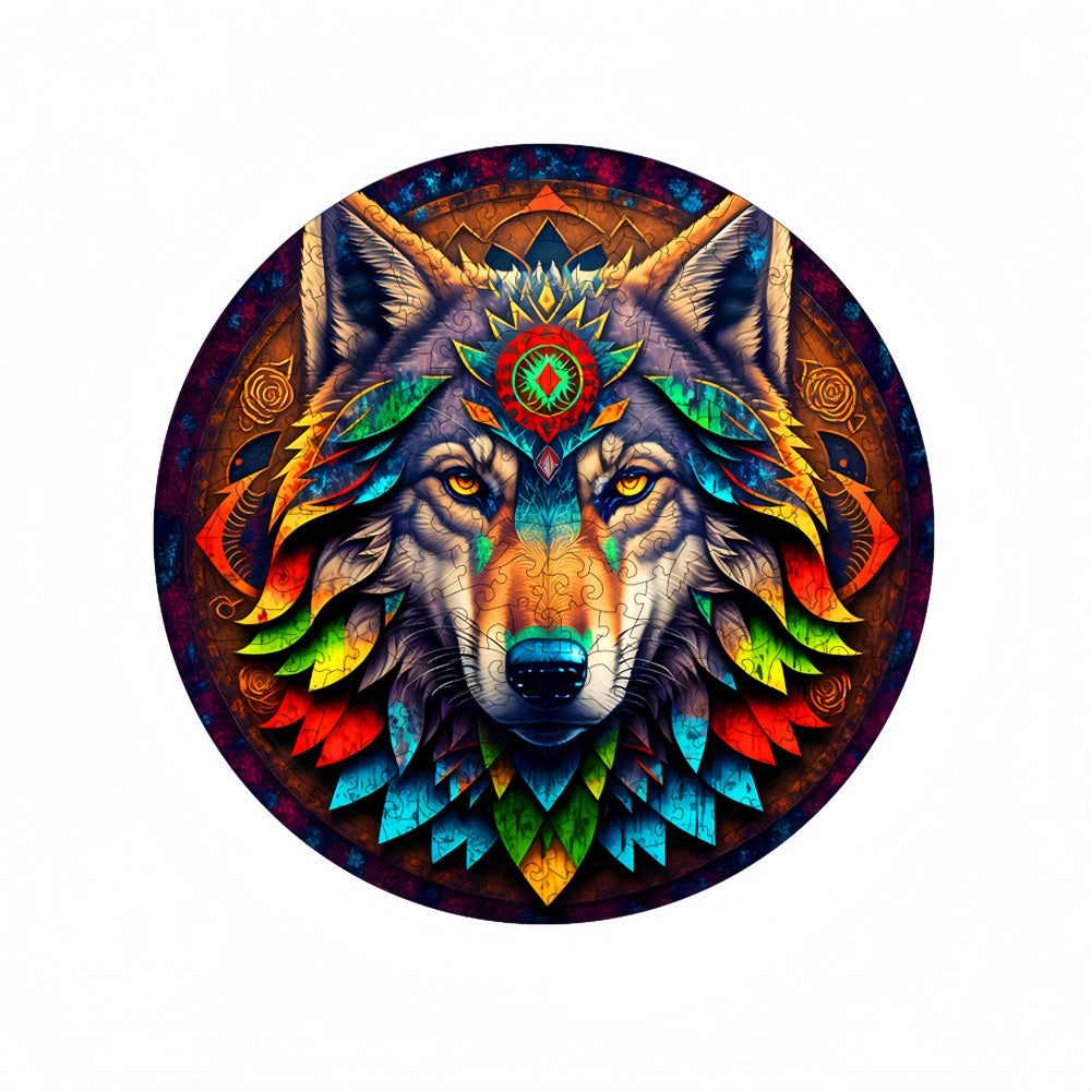 Wolf King Wooden Jigsaw Puzzle