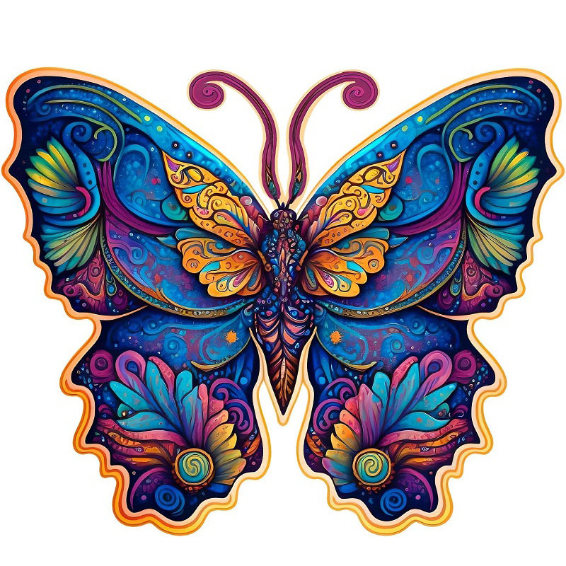 Galaxy Butterfly Wooden Jigsaw Puzzles