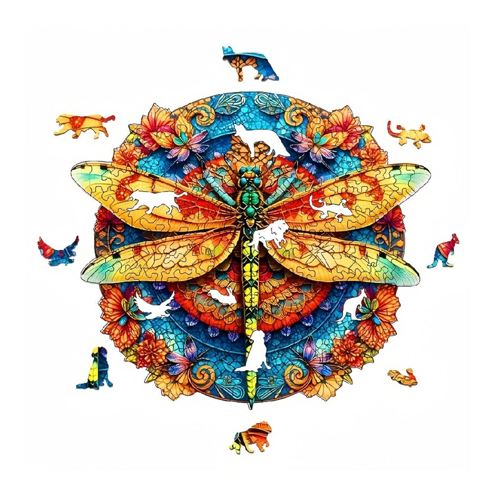 Dragonfly Wooden Jigsaw Puzzle