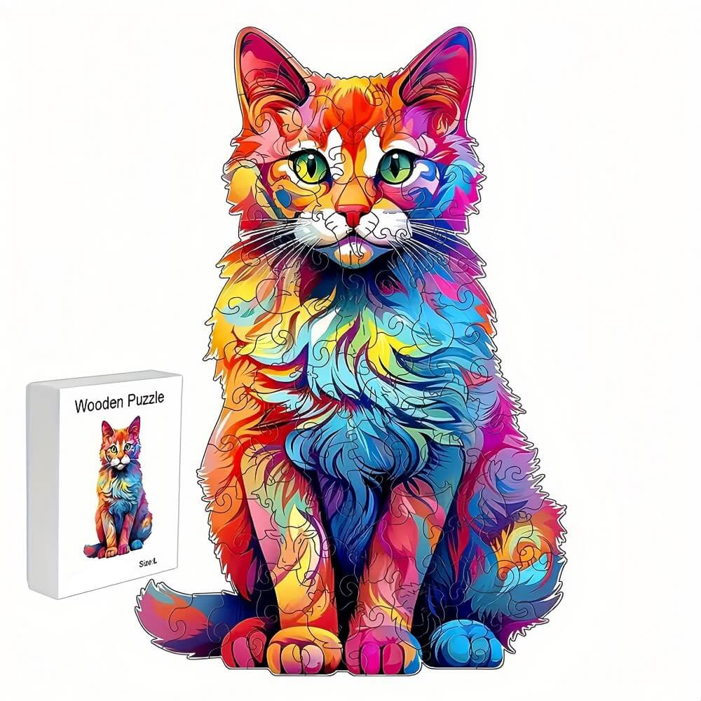 Cat Wooden Jigsaw Puzzles