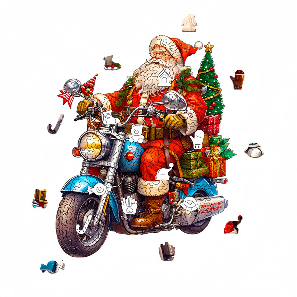 Santa Claus Wooden Jigsaw Puzzle