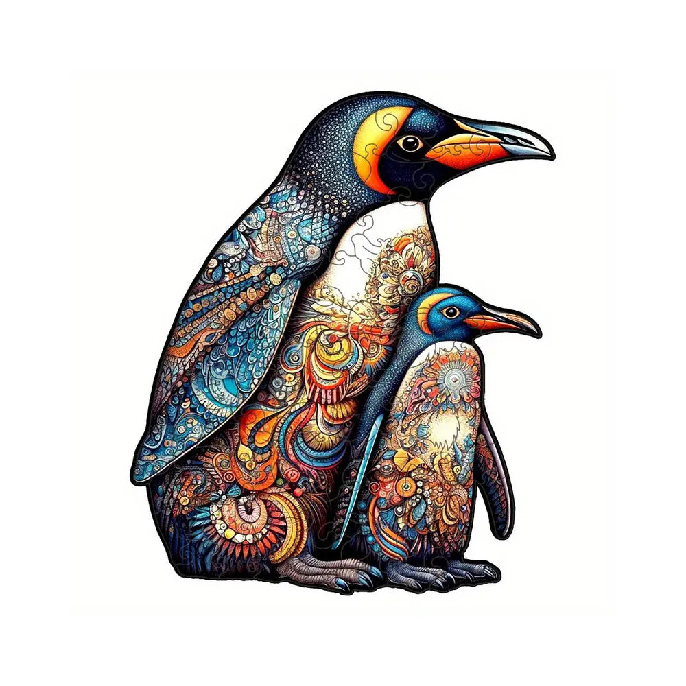 Penguin Family Wooden Jigsaw Puzzles