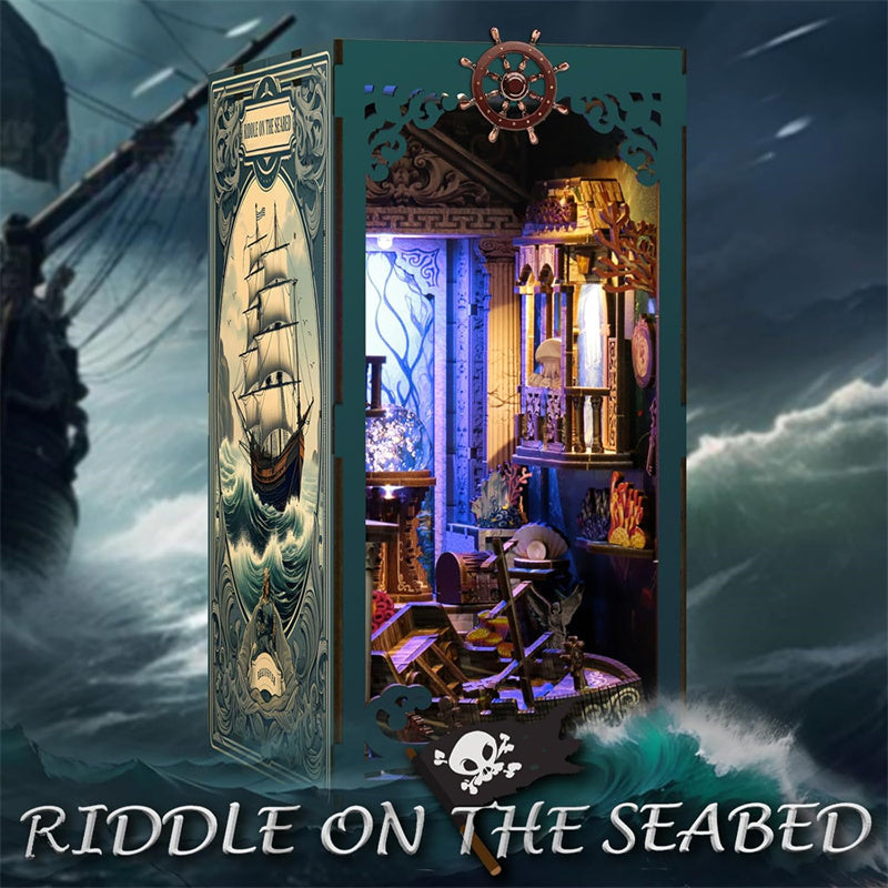 Riddle on the Seabed - Book Nook Kit, DIY 3D Wooden Puzzle