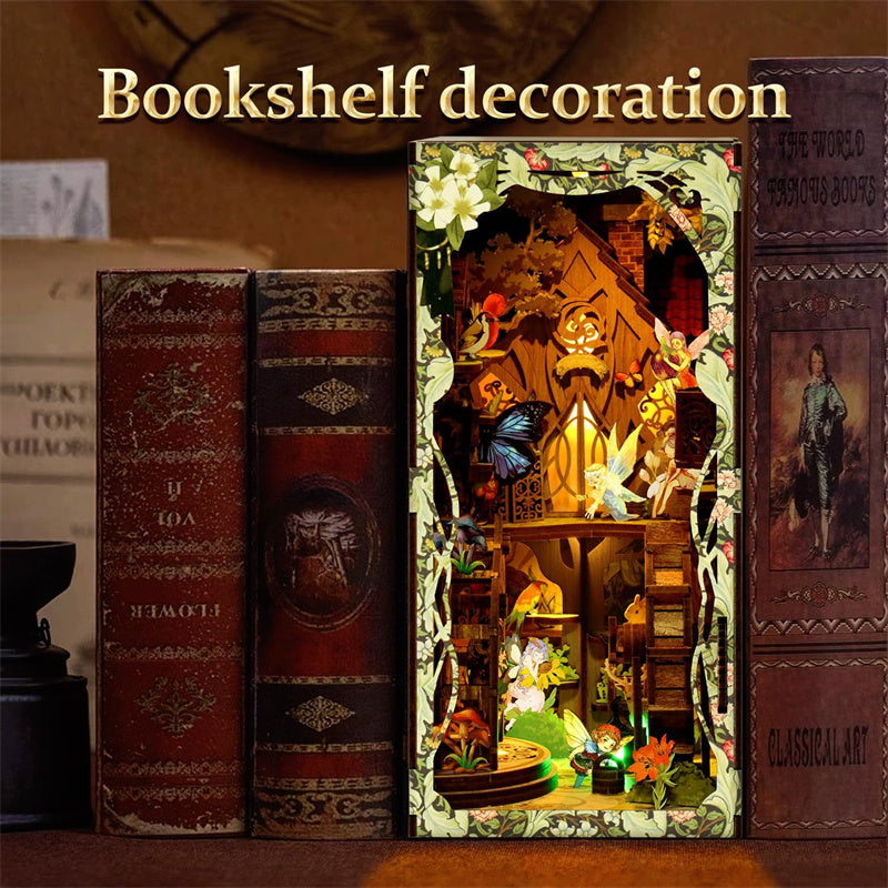 Secret World of the Forest - Book Nook Kit, DIY 3D Wooden Puzzle