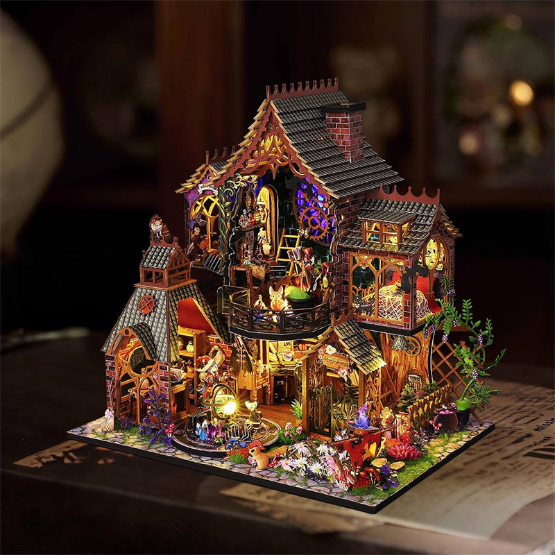 Magic Spirit - DIY Dollhouse Kit, 3D Wooden Puzzle