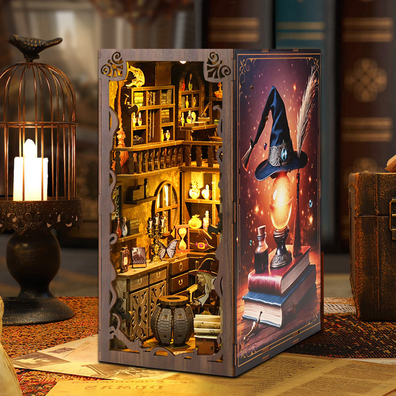 Magic Night - Book Nook Kit, DIY 3D Wooden Puzzle